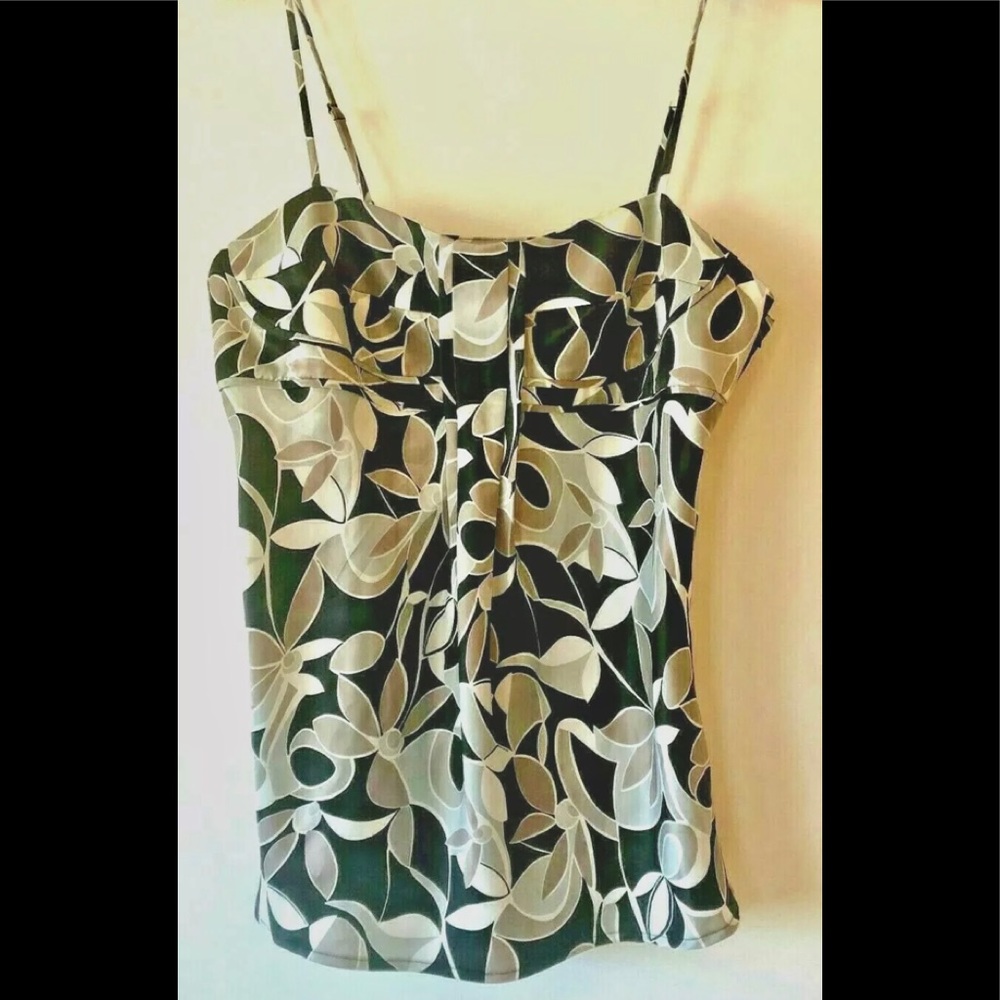 Mix It Baby Doll Polyester Silky Feel Flowy Top Spaghetti Adjustable Straps NWT